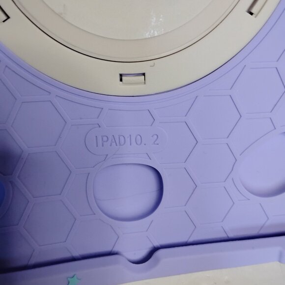 IPad 10.2 Silicone Cover Purple with Unicorns - Picture 16 of 16